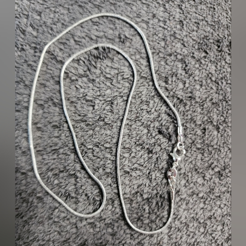 Sterling Silver Snake Chain Necklace - Picture 3 of 5